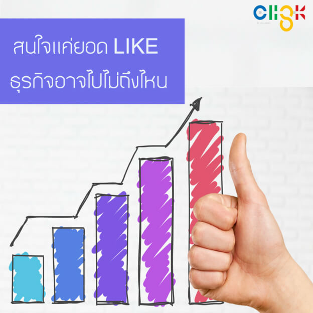 สนใจแค่ยอดLike ธุรกิจอาจไปไม่ถึงไหน